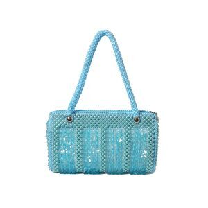 5072 Sparkly Beaded Purse, Elegant Beaded Shoulder Bag Clutch for Evening